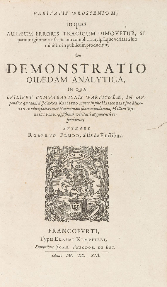 Robert Fludd - Veritatis proscenium. 1621