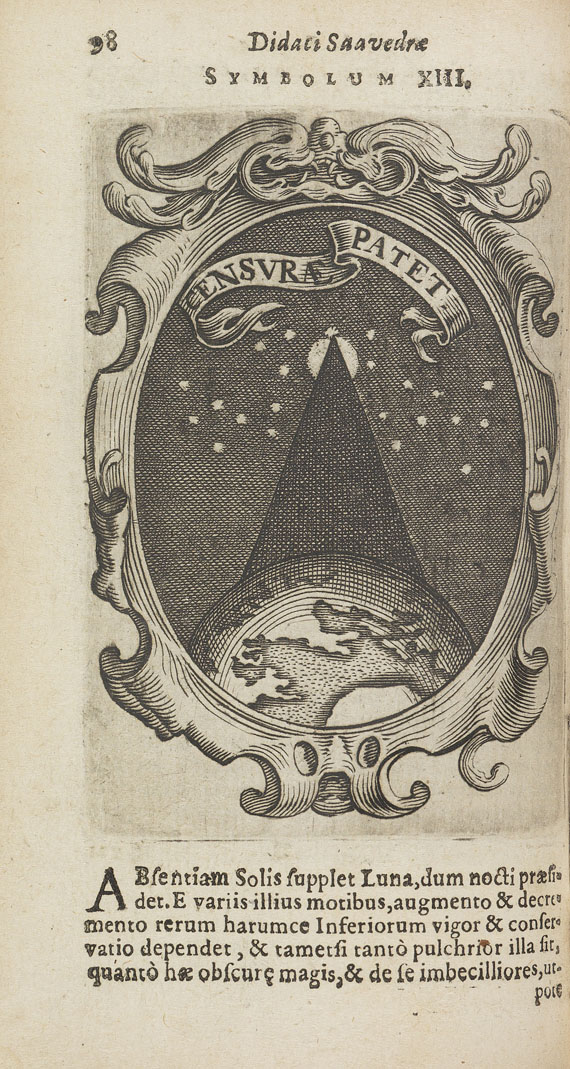  Emblemata - Saavedra Fajardo, Idea principis christiano-politici.1659