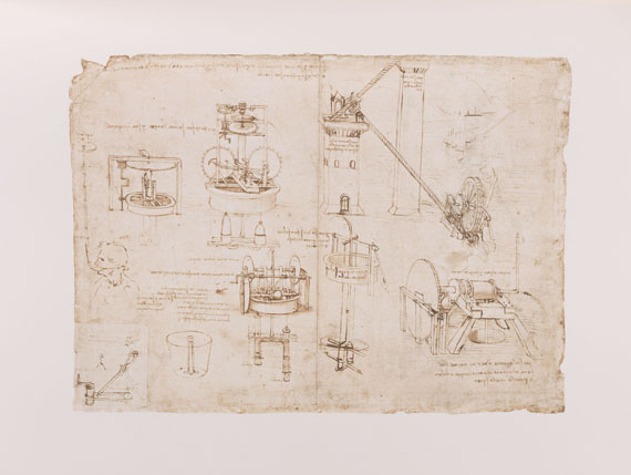  Leonardo da Vinci - Il Codice Atlantico. 12 Bde. 1973. - Weitere Abbildung