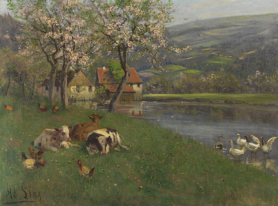 Adolf Lins - Sommertag am See