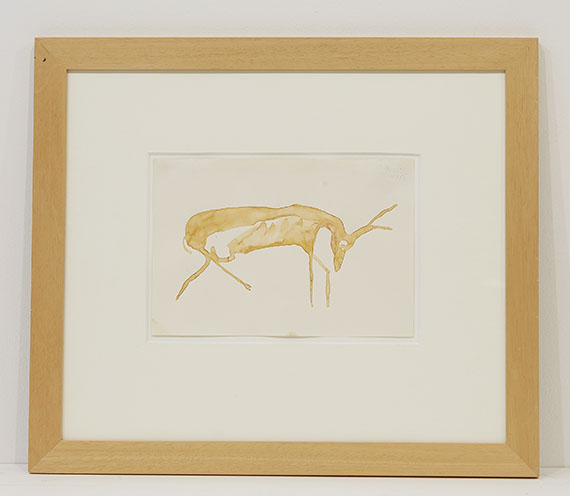 Joseph Beuys - Hirsch - Rahmenbild