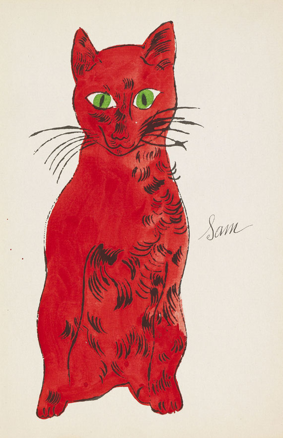 Andy Warhol - 25 Cats name[d] Sam and one Blue Pussy