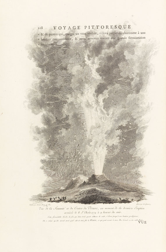Jean Claude Richard de Saint-Non - Voyage pittoresque ... de Naples et de Sicile. 5 Bde. 1781-86.