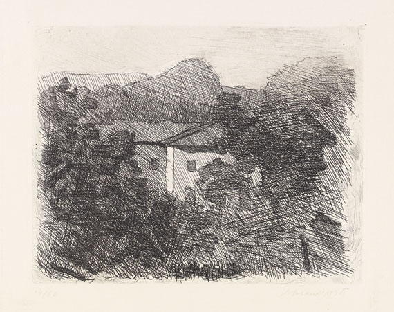 Giorgio Morandi - Paesaggio di Roffeno