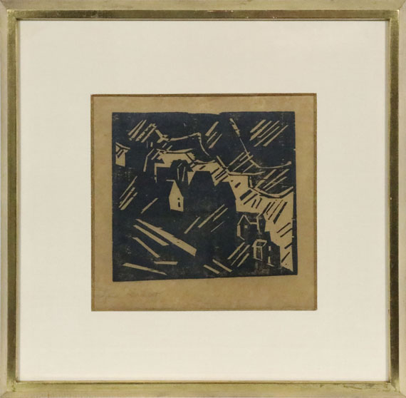 Lyonel Feininger - Gewitterregen - Rahmenbild