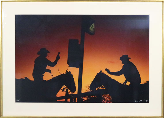 Dieter Blum - Cowboy Telefon, Texas (Adventure America) - Rahmenbild