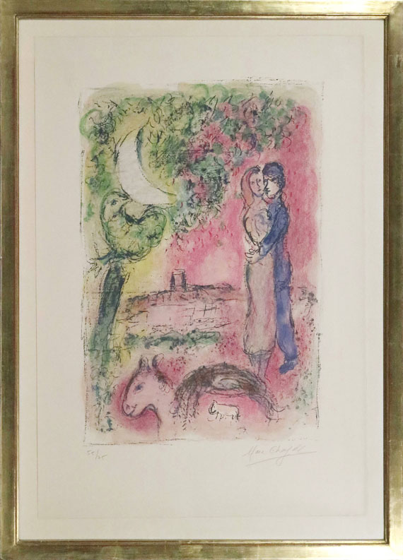 Marc Chagall - Aurore sur Saint-Paul - Rahmenbild