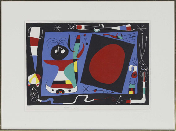 Joan Miró - La Femme au Miroir - Rahmenbild