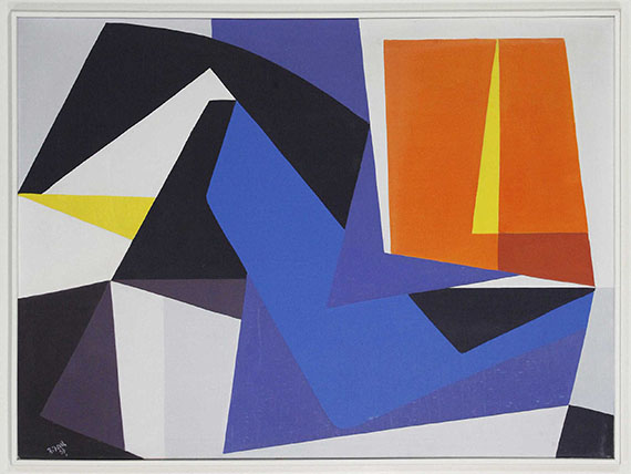 Otto Ritschl - Komposition 1957/26 - Rahmenbild