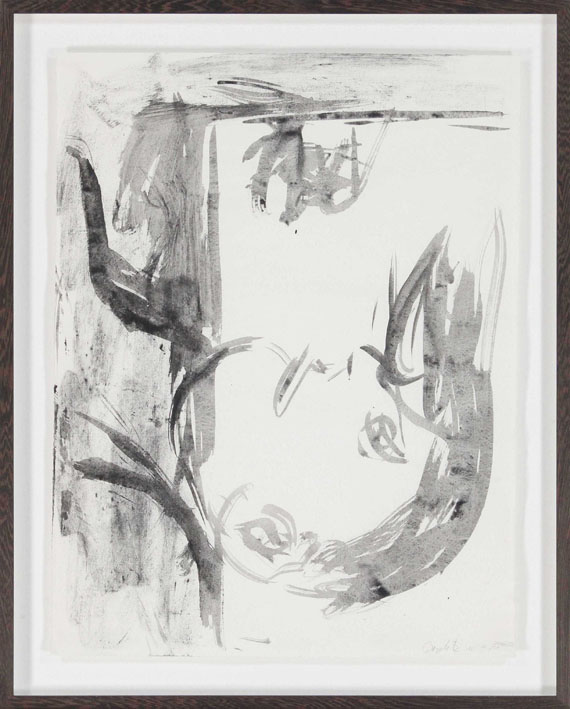 Georg Baselitz - Blick aus dem Fenster - Rahmenbild