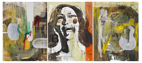 Albert Oehlen - Ohne Titel (Triptychon), 1988