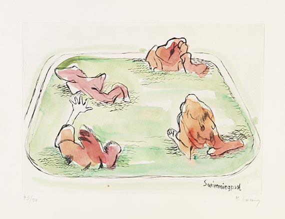 Maria Lassnig - 7 Kupferstiche - Weitere Abbildung