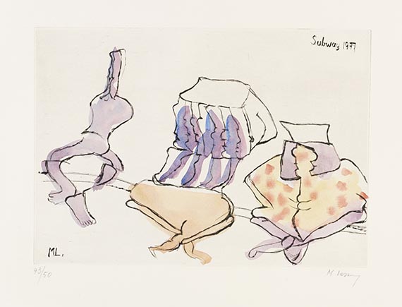 Maria Lassnig - 7 Kupferstiche - Weitere Abbildung