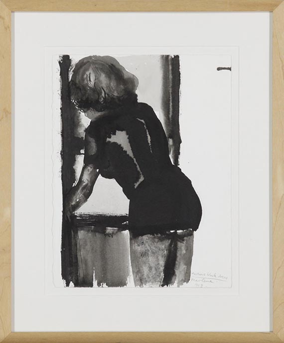 Marlene Dumas - The short black dress - Rahmenbild