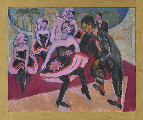 Ernst Ludwig Kirchner - Tanz im Varieté - Rahmenbild
