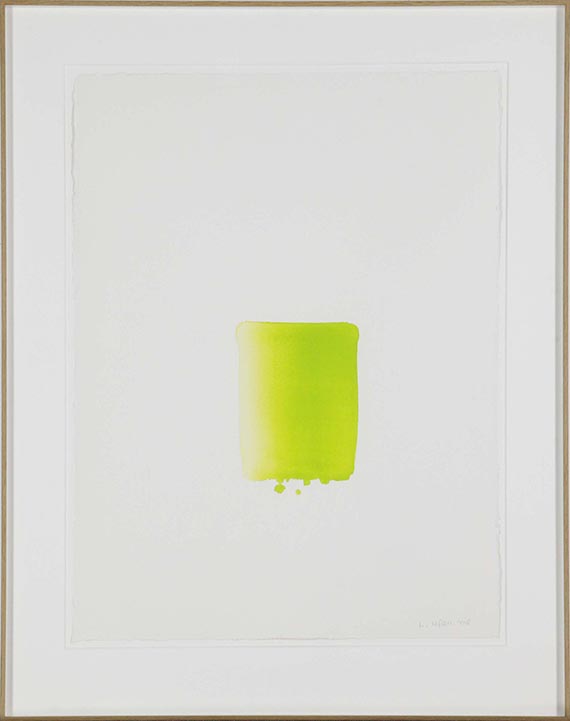 Lee Ufan - Correspondance (Grün) - Rahmenbild