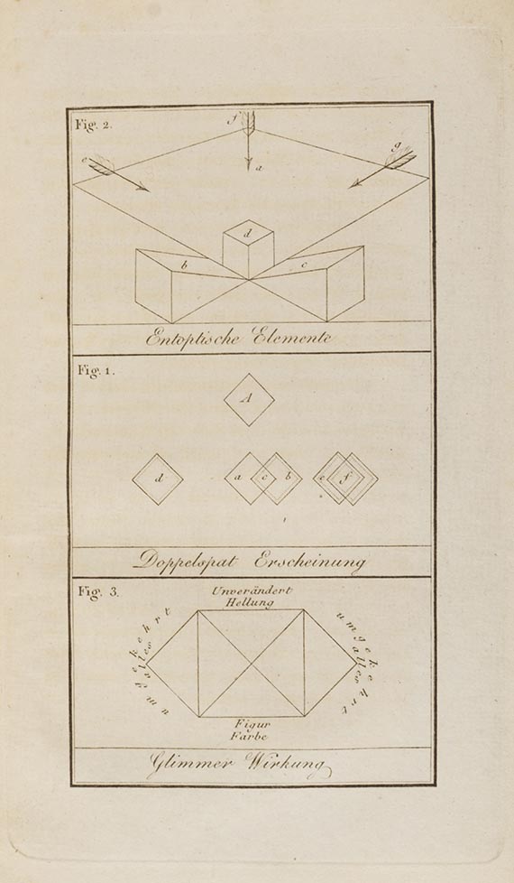 Johann Wolfgang von Goethe - Morphologie. 6 Hefte in 2 Ledermappen - Weitere Abbildung