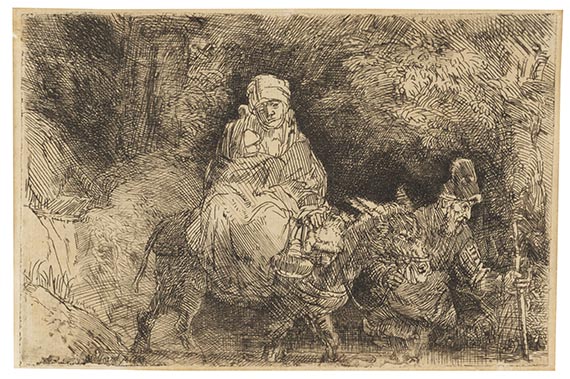 Harmenszoon Rembrandt van Rijn - Flucht nach Ägypten