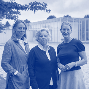 Gudrun Ketterer mit Sabine Langen-Crasemann und KarlaZerressen