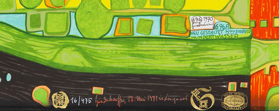 Friedensreich Hundertwasser - Testament in Gelb