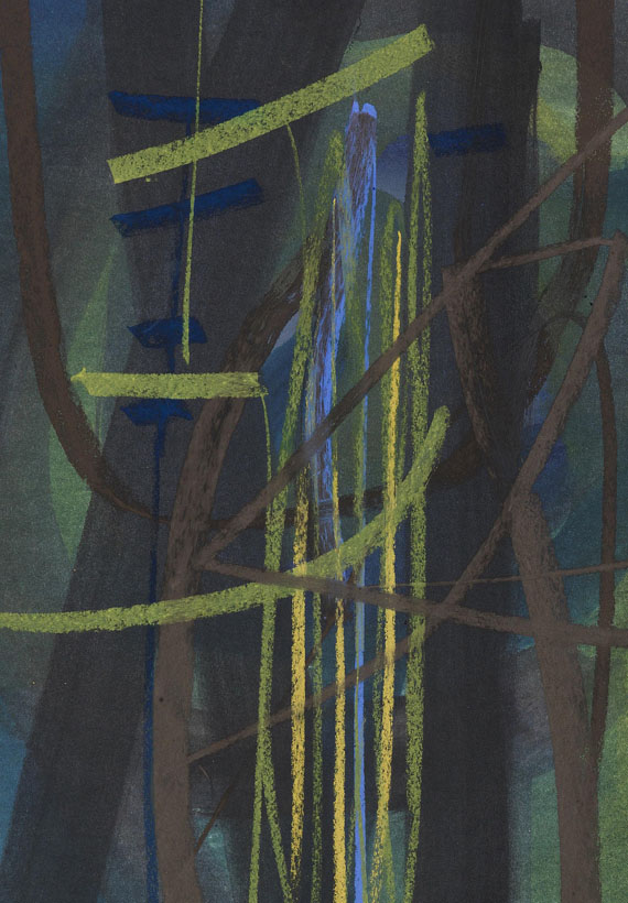 Fritz Winter - Gräser vor dem Wald - Weitere Abbildung