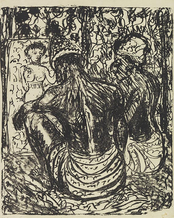 Ernst Ludwig Kirchner - Bilder zum Drama "Sakuntula" von Kalisada