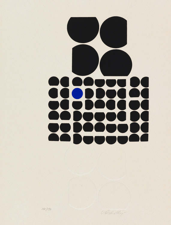 Victor Vasarely - Code (7 Blatt) - Weitere Abbildung