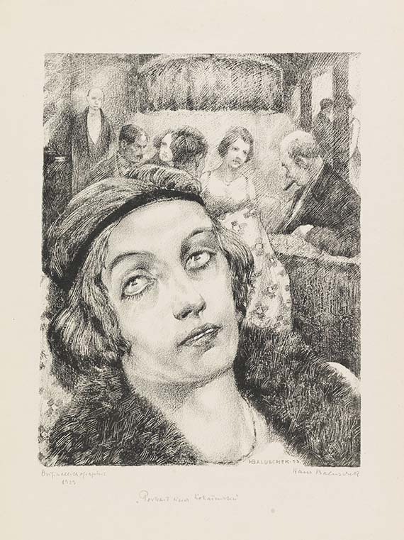 Hans Baluschek - Portrait einer Rummelnutte. Portrait einer Kokainistin. Portrait einer Säuferin - Weitere Abbildung