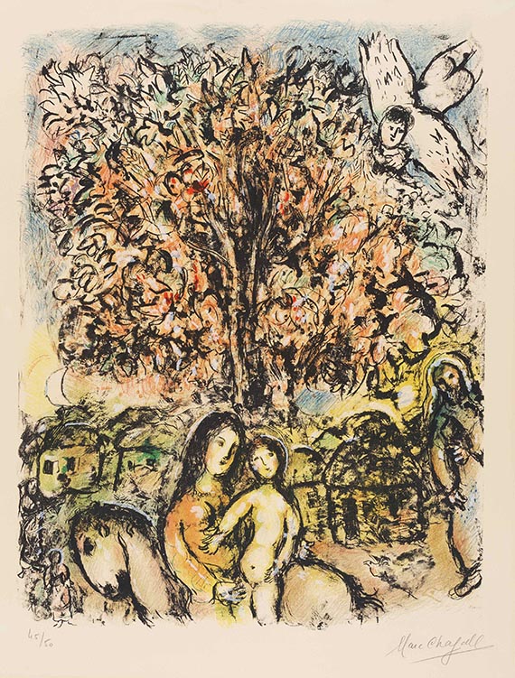 Marc Chagall - Die Heilige Familie (La sainte famille)