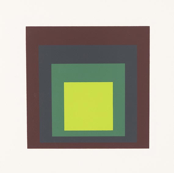 Josef Albers - 6 Bll.: Hommage to the Square - Weitere Abbildung