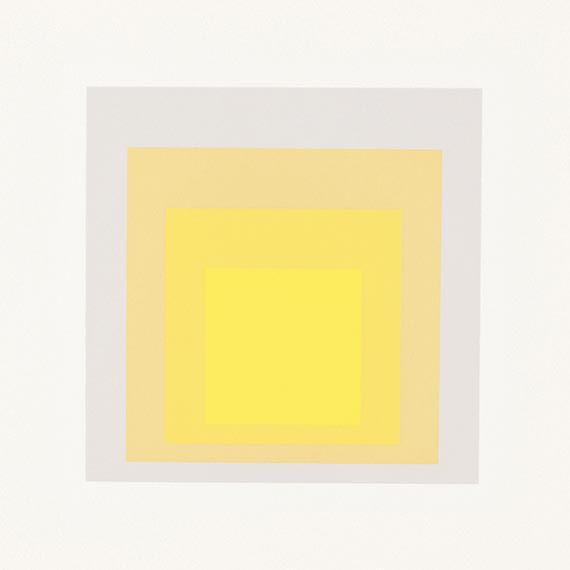 Josef Albers - 6 Bll.: Hommage to the Square - Weitere Abbildung