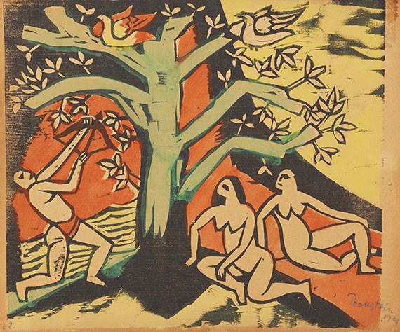 Hermann Max Pechstein - Erlegung des Festbratens