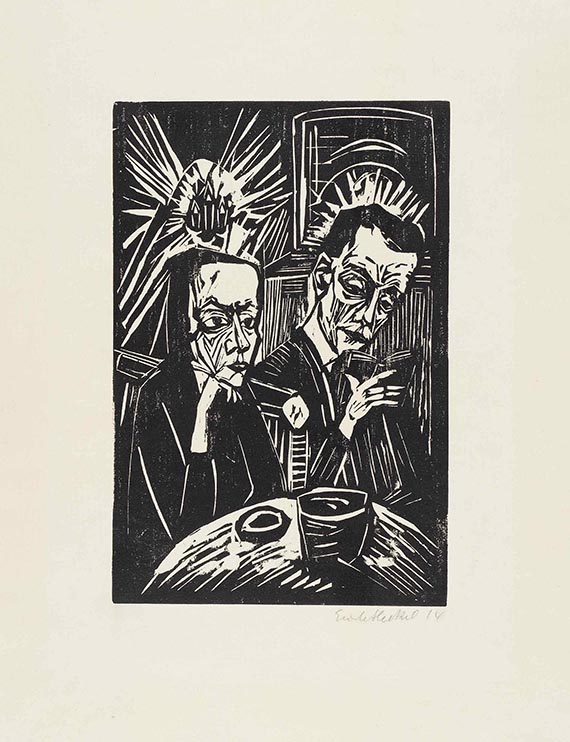 Erich Heckel - Beim Vorlesen