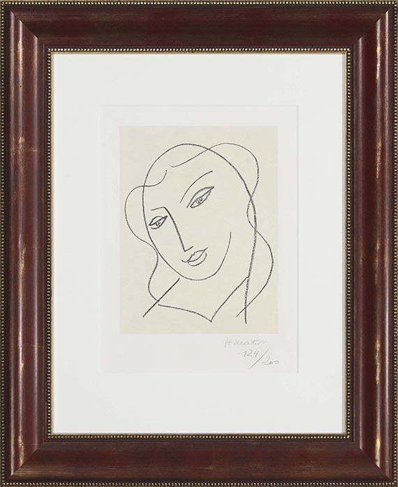 Henri Matisse - Etudes pour la Vierge "Tête voilée" - Rahmenbild