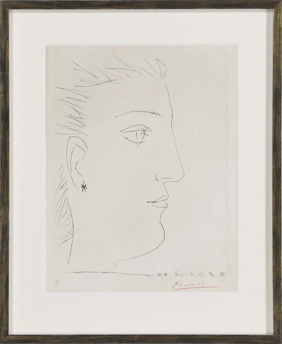 Pablo Picasso - Profil de Femme