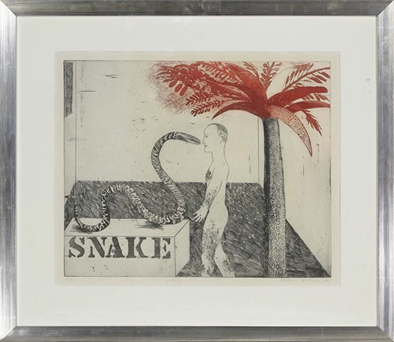 David Hockney - Jungle boy - Rahmenbild