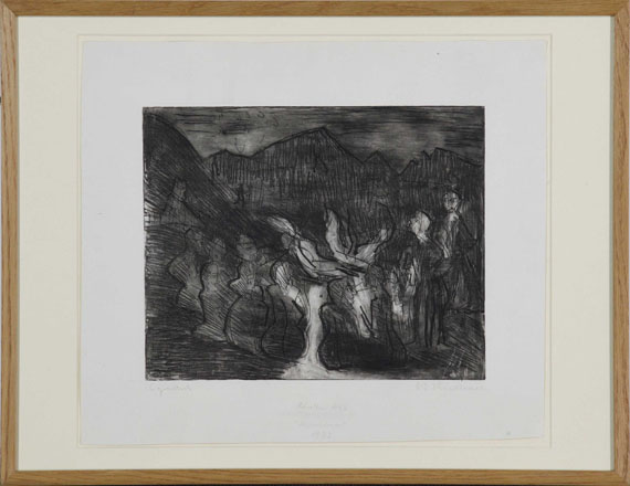 Ernst Ludwig Kirchner - Augustfeuer II - Rahmenbild