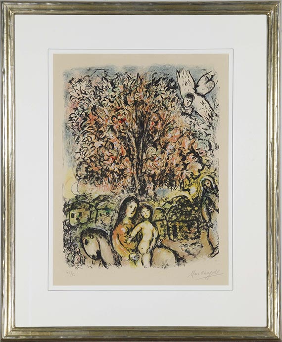 Marc Chagall - Die Heilige Familie (La sainte famille) - Rahmenbild