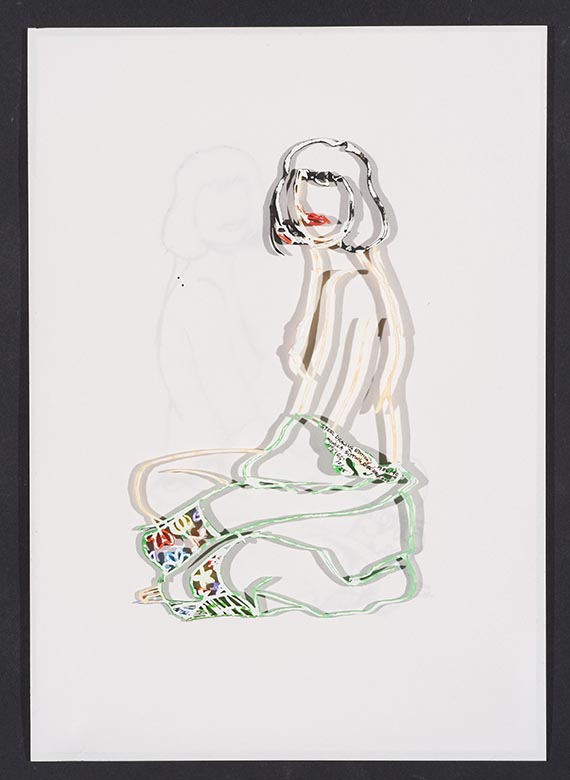 Tom Wesselmann - Monica Sitting Robe Half Off - Rückseite