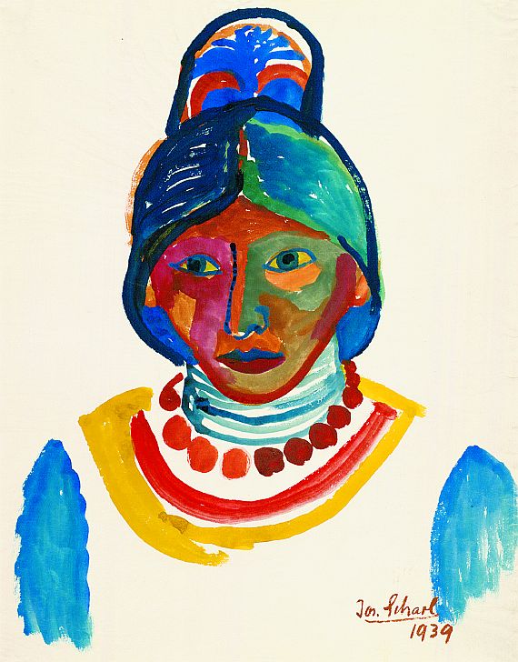 Josef Scharl - Portrait of a woman