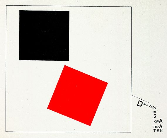 El Lissitzky - Suprematisch Worden van twee Kwadraten in 6 Konstrukties (Suprematistische Erzählung von zwei Quadraten in 6 Konstruktionen)
