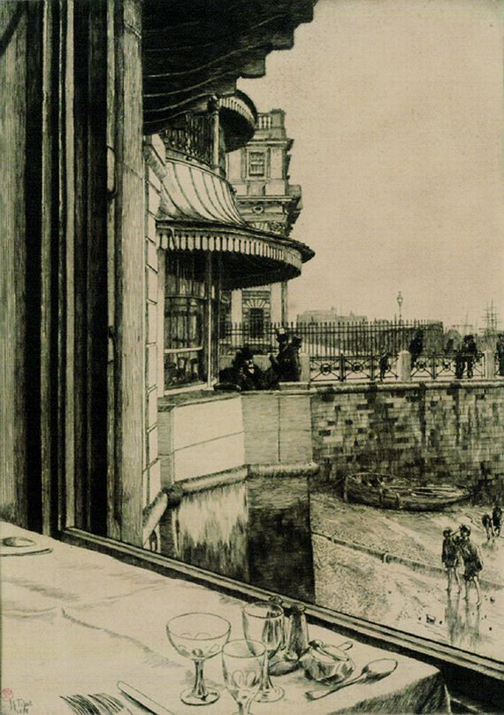 James Tissot - Von der Terrasse