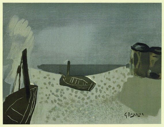 Georges Braque - 2 Bll.: Marine. Figur
