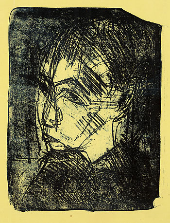 Ernst Ludwig Kirchner - Bildnis Frau Bluth