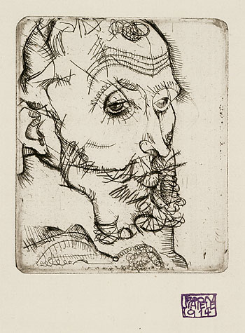 Egon Schiele - Bildnis Franz Hauer