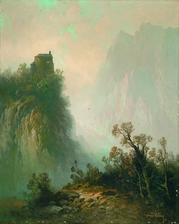 Oskar Mulley - Bergkapelle im Hochgebirge