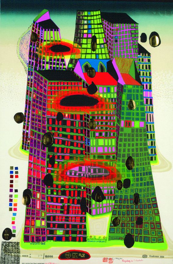Friedensreich Hundertwasser - Good Morning City - Bleeding Town