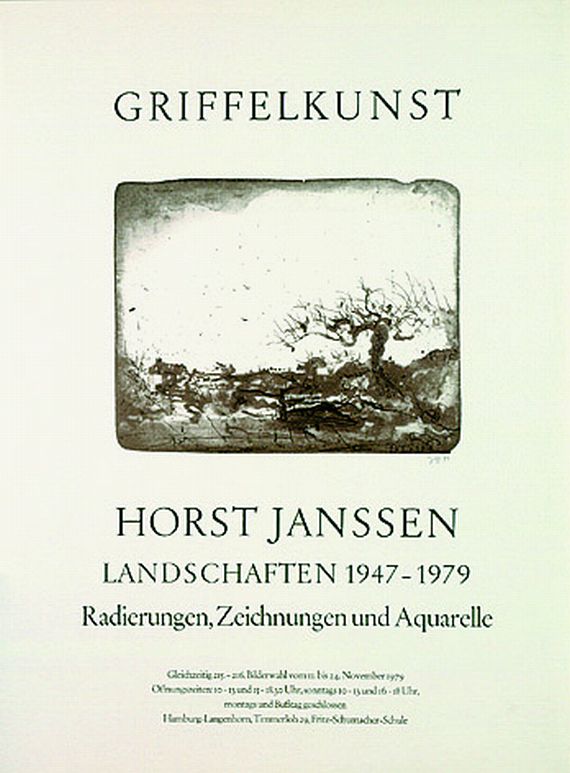 Horst Janssen - 27 Bll. Plakate
