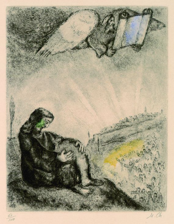 Marc Chagall - Prophezeiung über Jerusalem