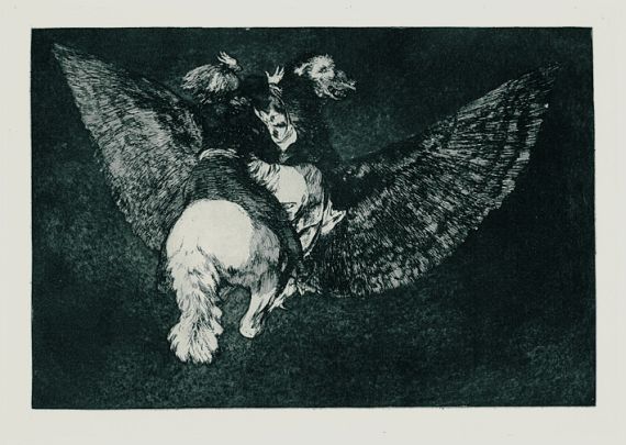 Francisco de Goya - Disparate volante (Fliegende Torheit)